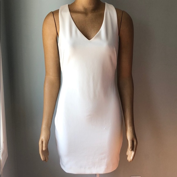 White Dress Criss-Cross Back - Picture 3 of 4